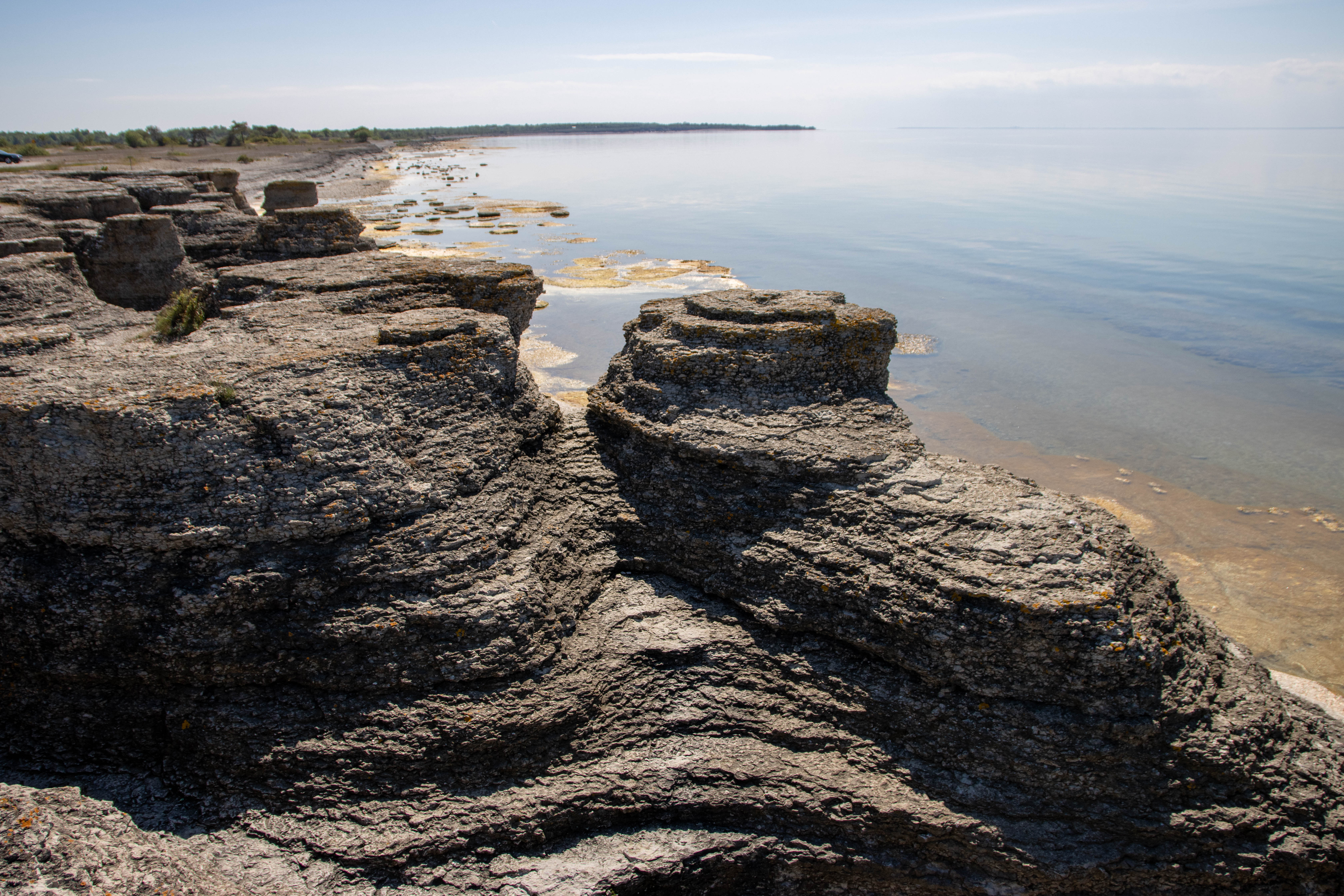 Foto av Naturreservatet Byrums raukar